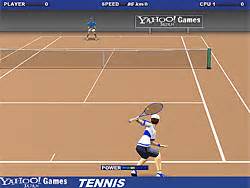 yahoo! tennis play game.